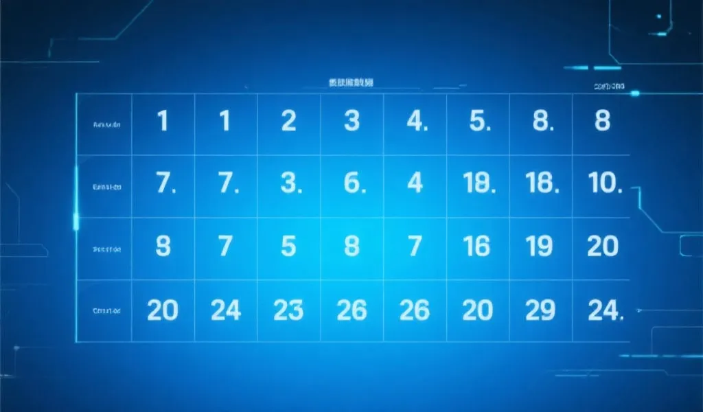 七星彩数据结构图示