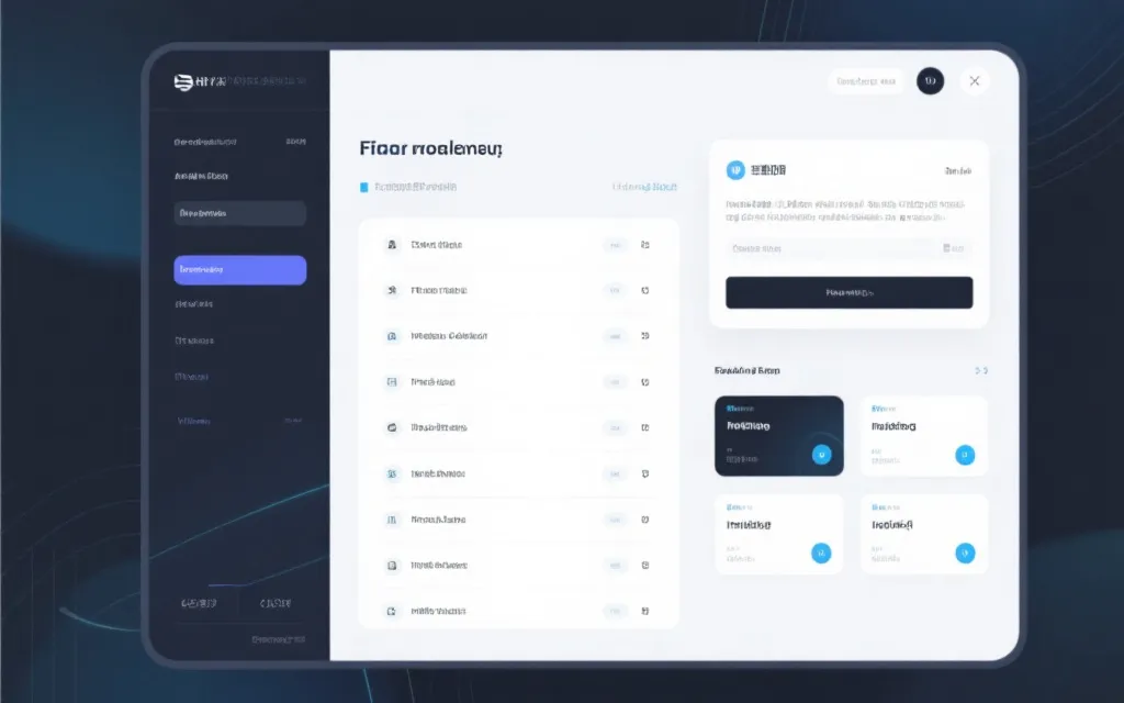 信息展示布局示意